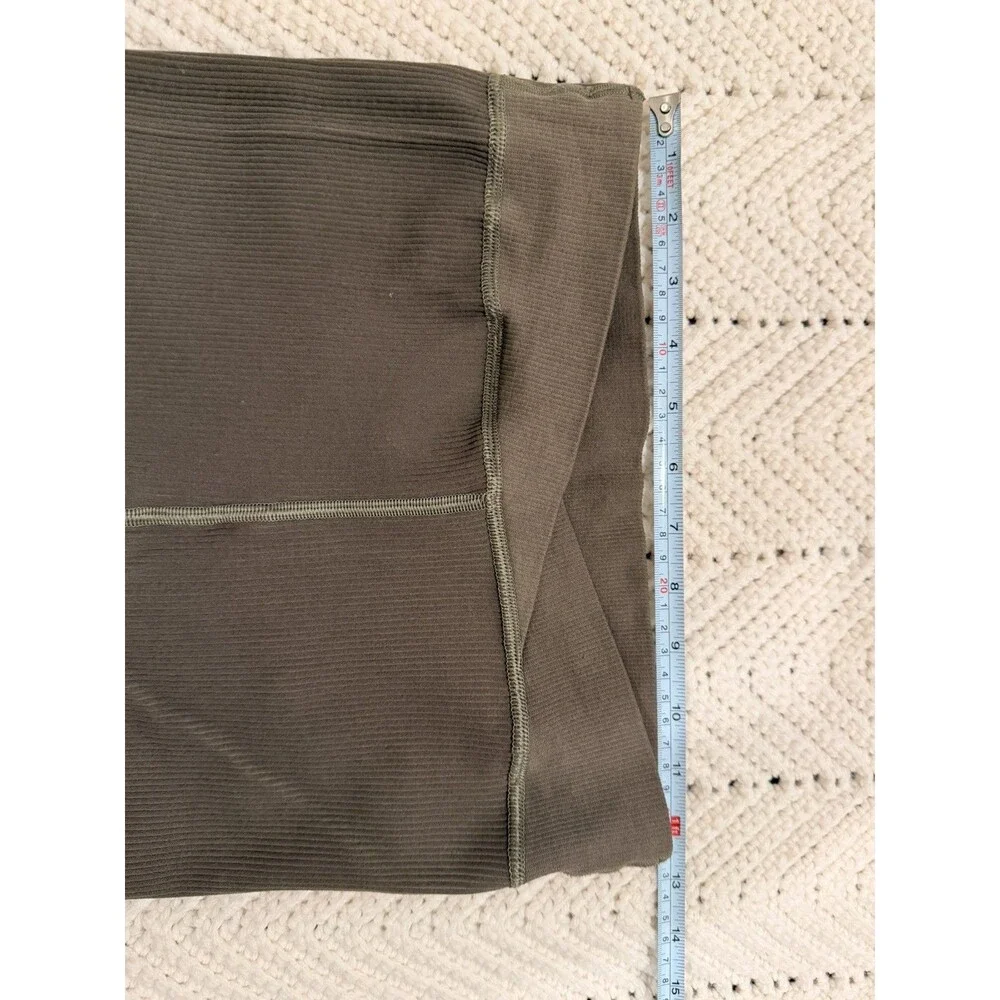 Free People Movement Free Throw Shorts Army Green Size Large NWOT